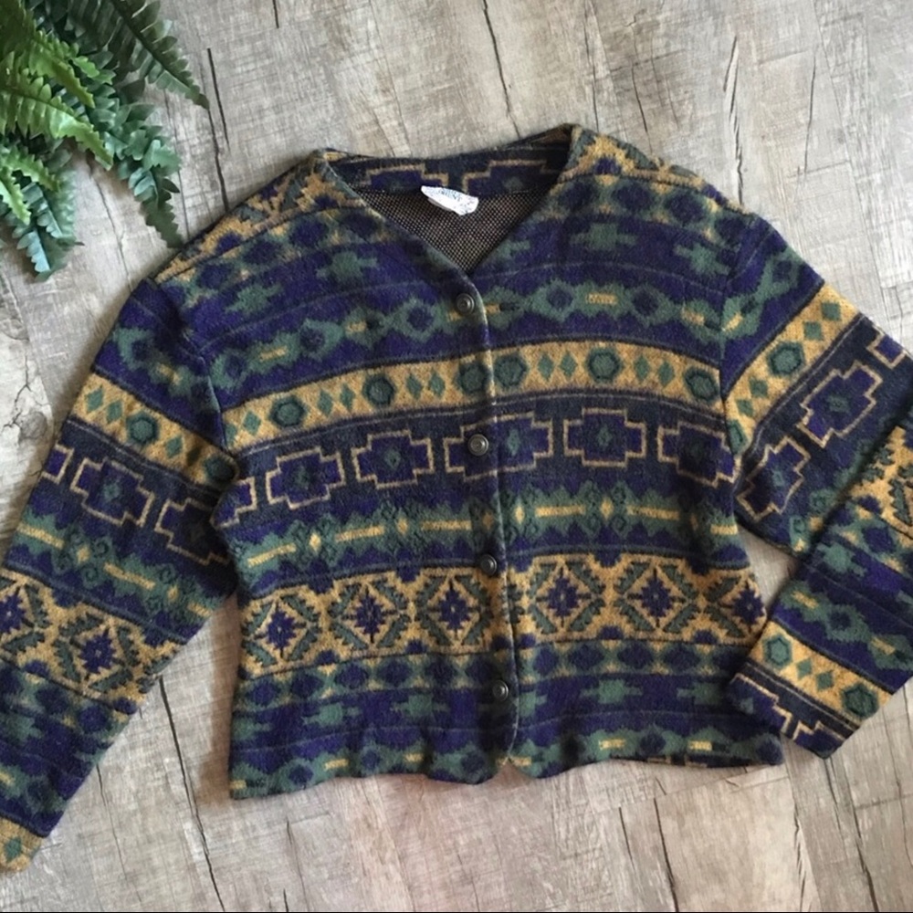 Ashly Brent Vintage Cardigan Sweater